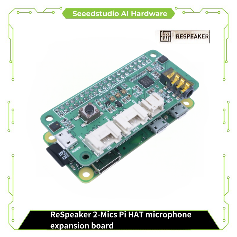 Raspberry Pi Global Shutter Camera Imx296 - Seeed Studio ReSpeaker 2-Mikrofon Pi HAT