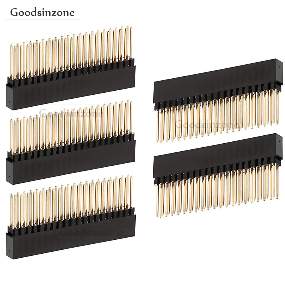 Raspberry Pi Global Shutter Camera Imx296 - 5-Pack 40-Pin Extra Tall Female Stacking